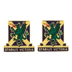 103rd Chemical Battalion Unit Crest (Stabilis Victoria)